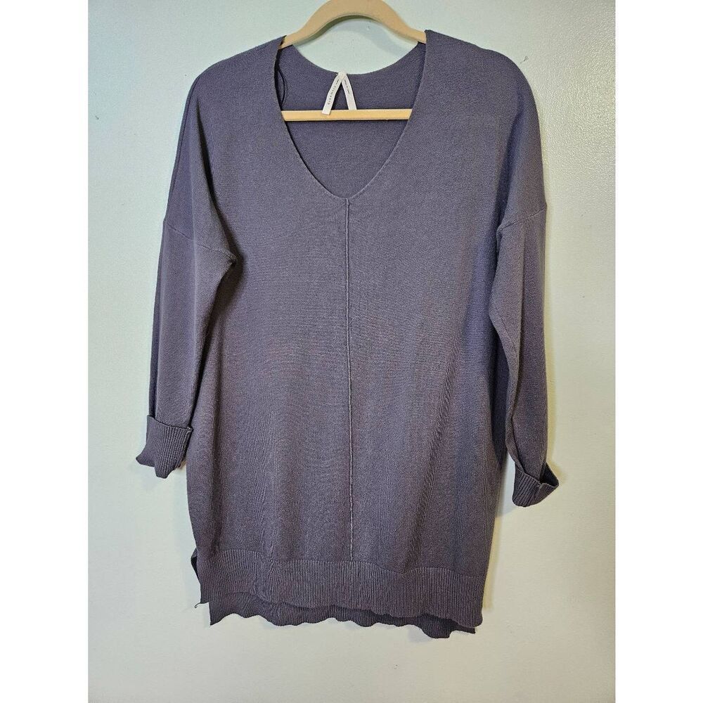 Women's V-Neck Sweater - Purple
